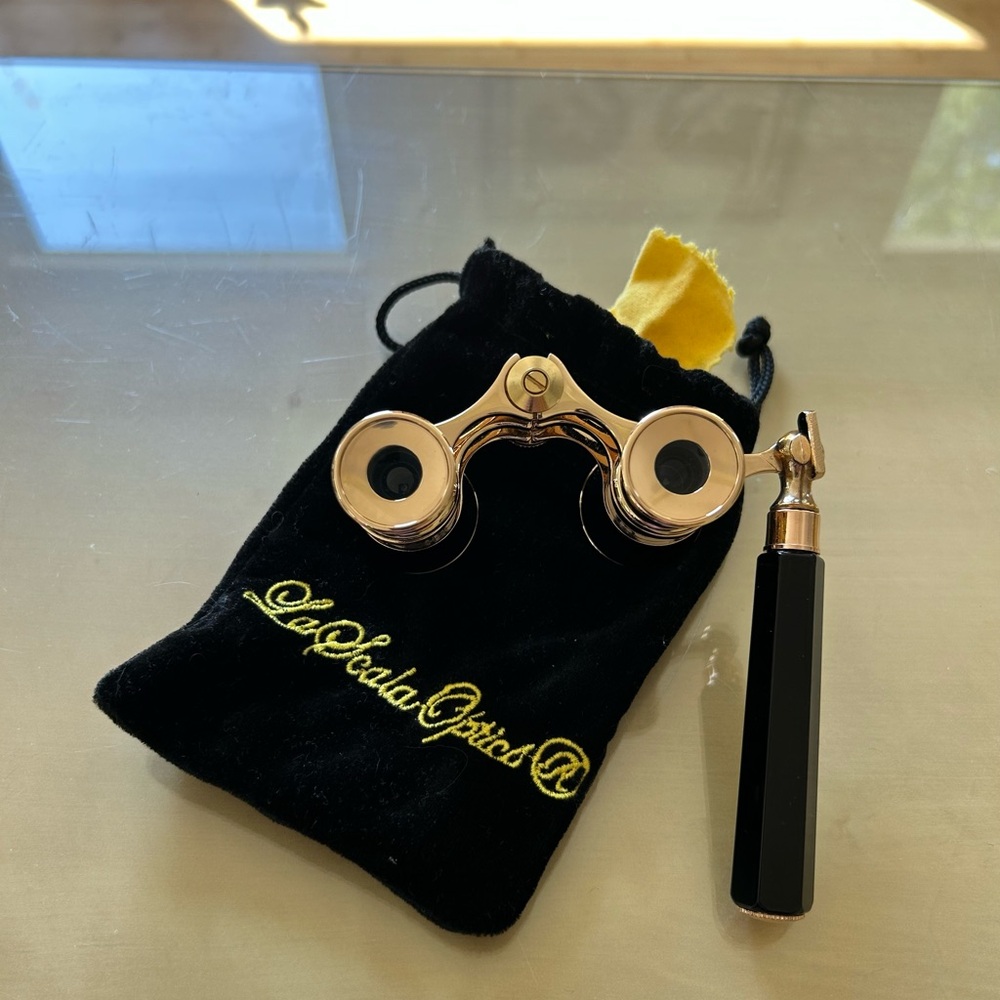 Le Salon Opera Glasses with Black Pouch